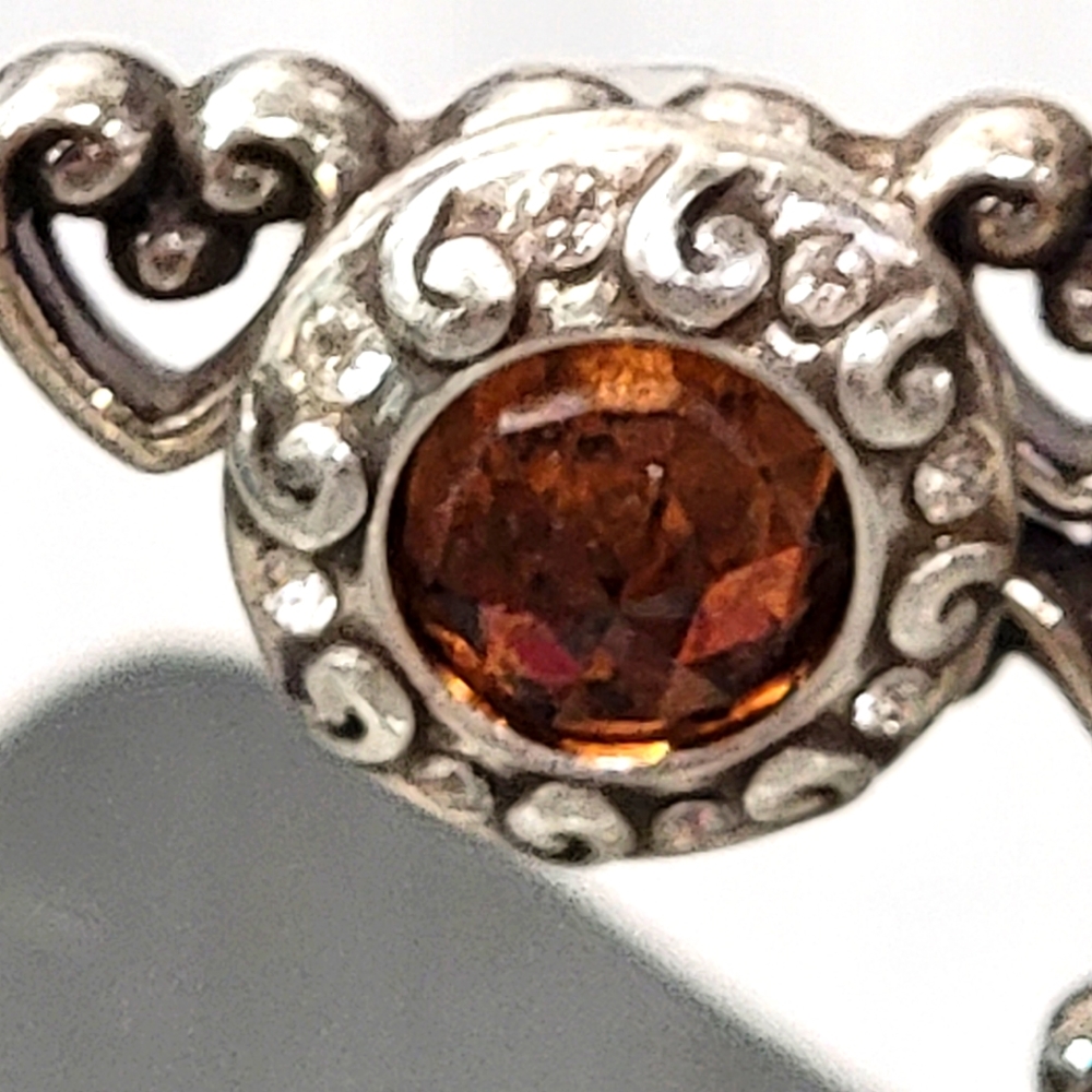 Brighton Retired Golden Lights Topaz Post Earrings Nwot View 4